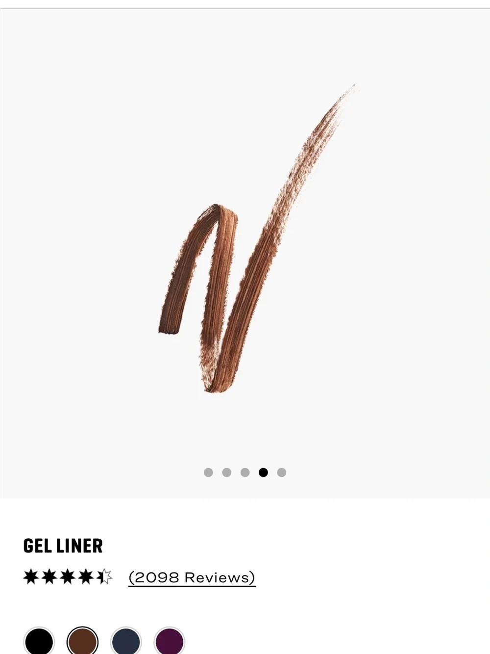 Jones Road Gel Liner - Brown - New in Box